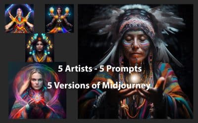 5 Artist – 5 Prompts – 5 Versions of Midjourney
