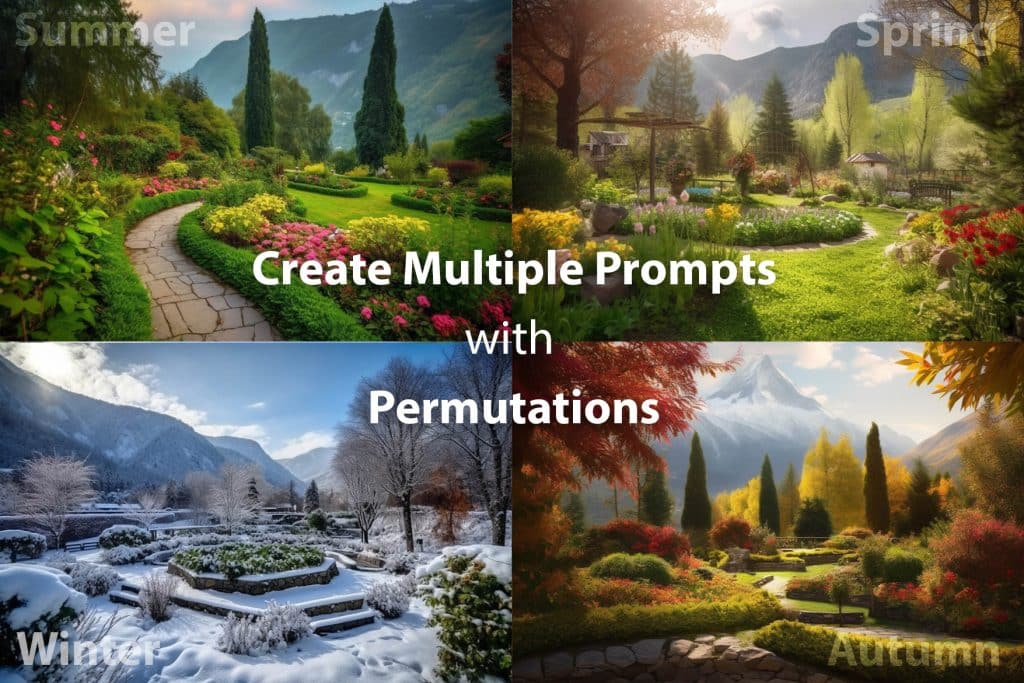Create Multiple Prompts in Midjourney – Permutations