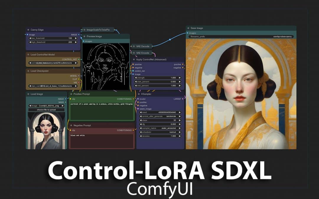 How to use Control-Lora SDXL for ComfyUI