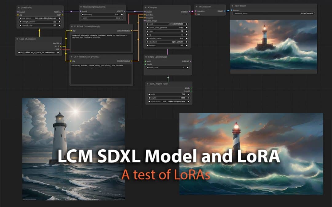 Latent Consistency Model (LCM) SDXL and LCM LoRAs