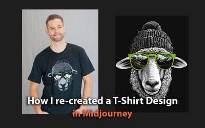 How I re-created a T-Shirt design with Midjourney