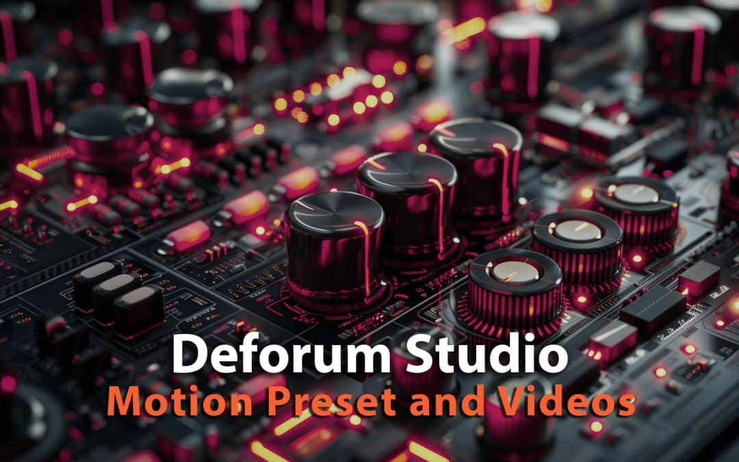 Deforum Studio Motion Preset and Videos